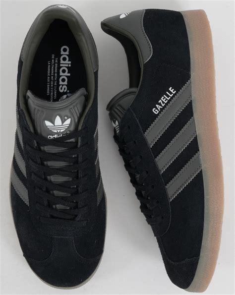 adidas gazelle zwart grijs|adidas gazelle schoenen.